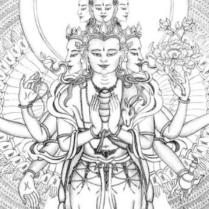 1000-armed-chenrezig-avalokiteshvara-by-carmen-mensink