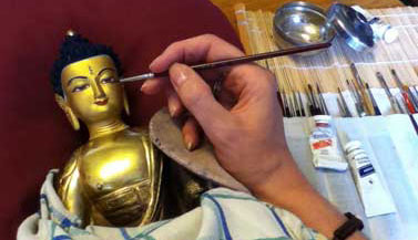 buddha-shakyamuni-statue-painting-by-carmen-mensink