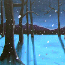 snow-mountains-forest-full-moon
