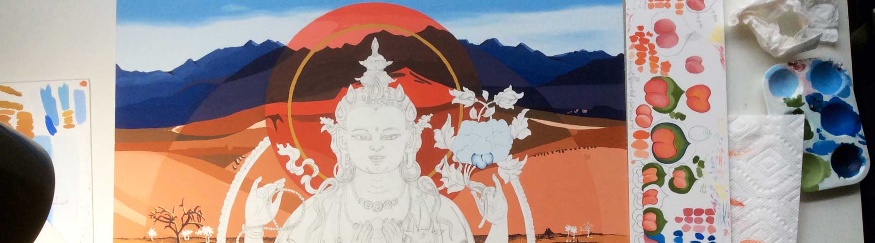 tangka-painting-technique