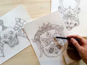 tibetan-masks-carmen-mensink