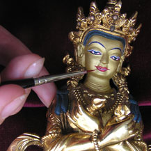 vajradhara-statue-painting-by-carmen-mensink