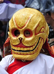 ging-skull-mask-cham-dance