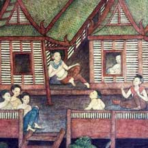 thai-painting-village-life