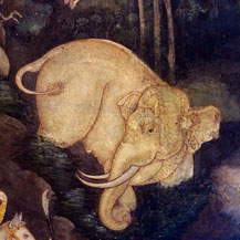 elephant-temple-painting-thailand
