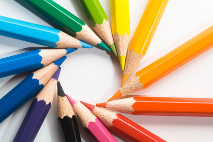 colored-pencils-mandala