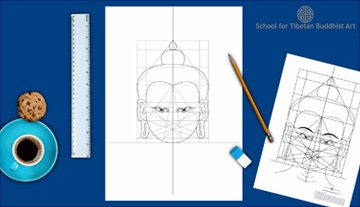 BUDDHA FACE Thangka Art Course / Online / Start at time of purchase