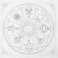 Mandala 8 Auspicious Symbols Tibetan Buddhism Thangka Course Carmen Mensink