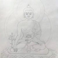 Medicine Buddha thangka course